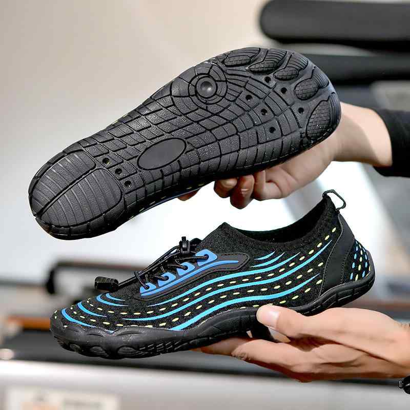 ウォーターシューズ 男女兼用 速乾 滑り止め 通気性 耐摩耗性 アウトドア ビーチ プール 川遊び 釣り マリンスポーツ ジム 室内 オールシーズン カップル向...