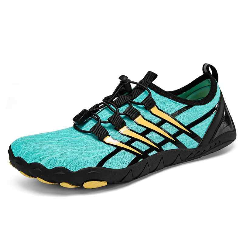 渓流シューズ 男女兼用 速乾 滑り止め 軽量 通気性 オールシーズン 水陸両用 ビーチ 釣り フィットネス 川遊び レジャー アウトドア 五本指 ローカット メ...