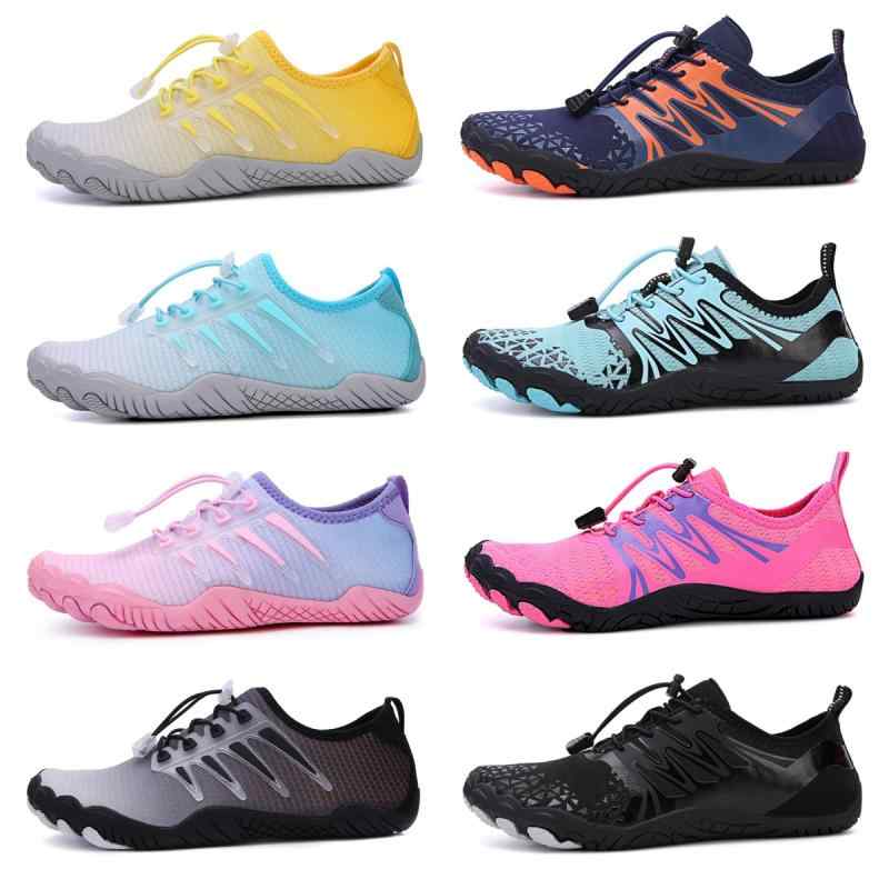 マリンシューズ 5本指 ユニセックス 男女兼用 水陸両用 滑り止め 通気性 軽量 渓流 登山 ハイキング ビーチ サーフィン シュノーケリング フィットネス ス...