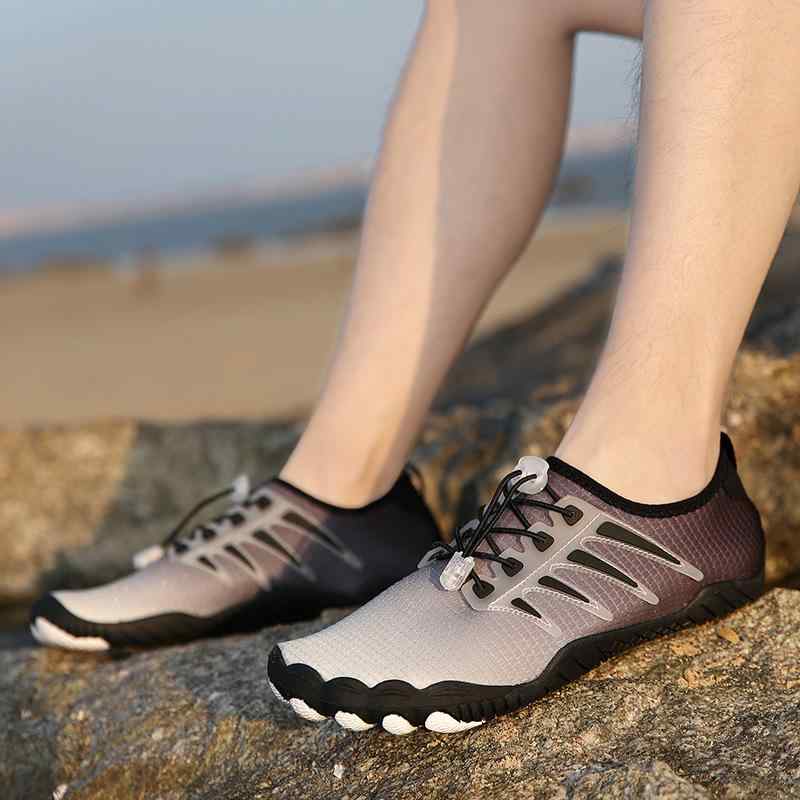 アクアシューズ ユニセックス 5本指 滑り止め 速乾 軽量 水陸両用 マリン ビーチサンダル 沢登り 登山 フィットネス 水泳 ダイビング アウトドア レジャー...