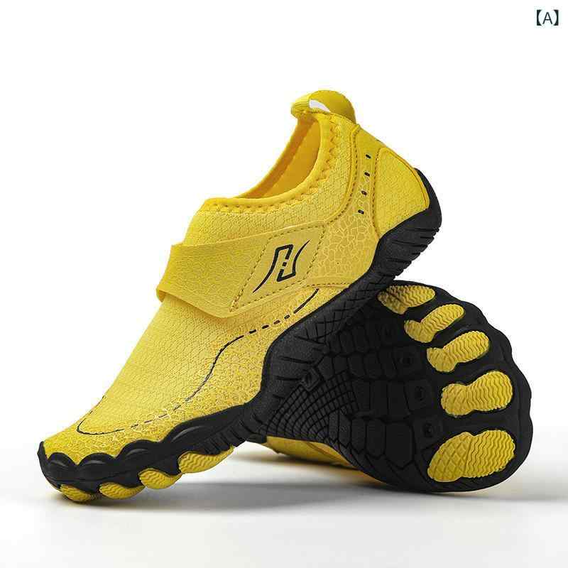 マリンシューズ 人気 キッズ 男女兼用 滑り止め 5本指 速乾 通気性 マジックテープ 軽量 伸縮性 水陸両用 室内 アウトドア 春夏秋用