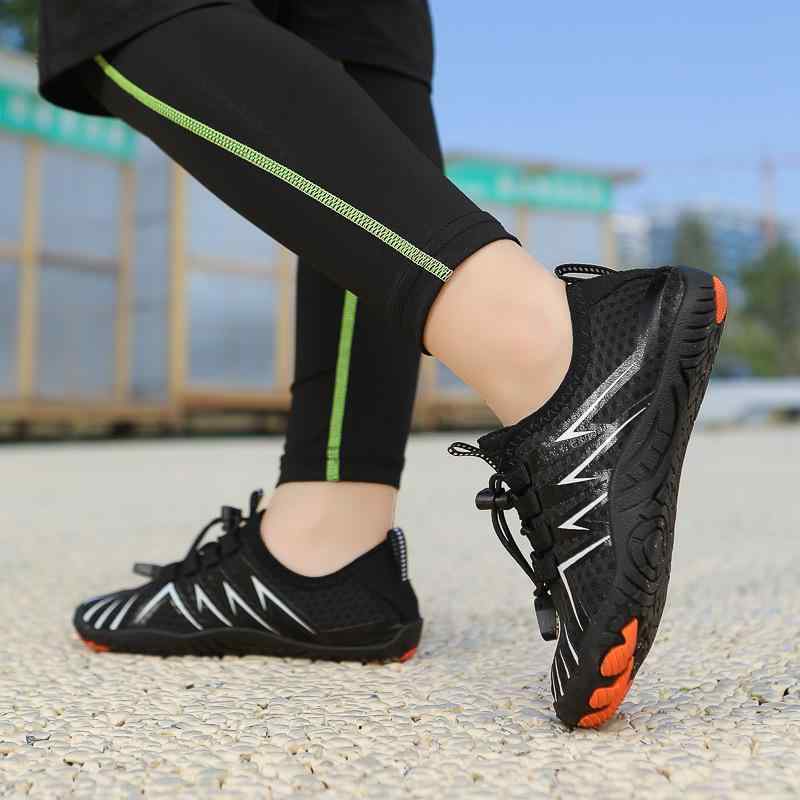 マリンシューズ 男女兼用 五本指 水陸両用 速乾 軽量 滑り止め メッシュ素材 通気性 アウトドア ビーチ 渓流 沢登り キャンプ ダイビング シュノーケリング