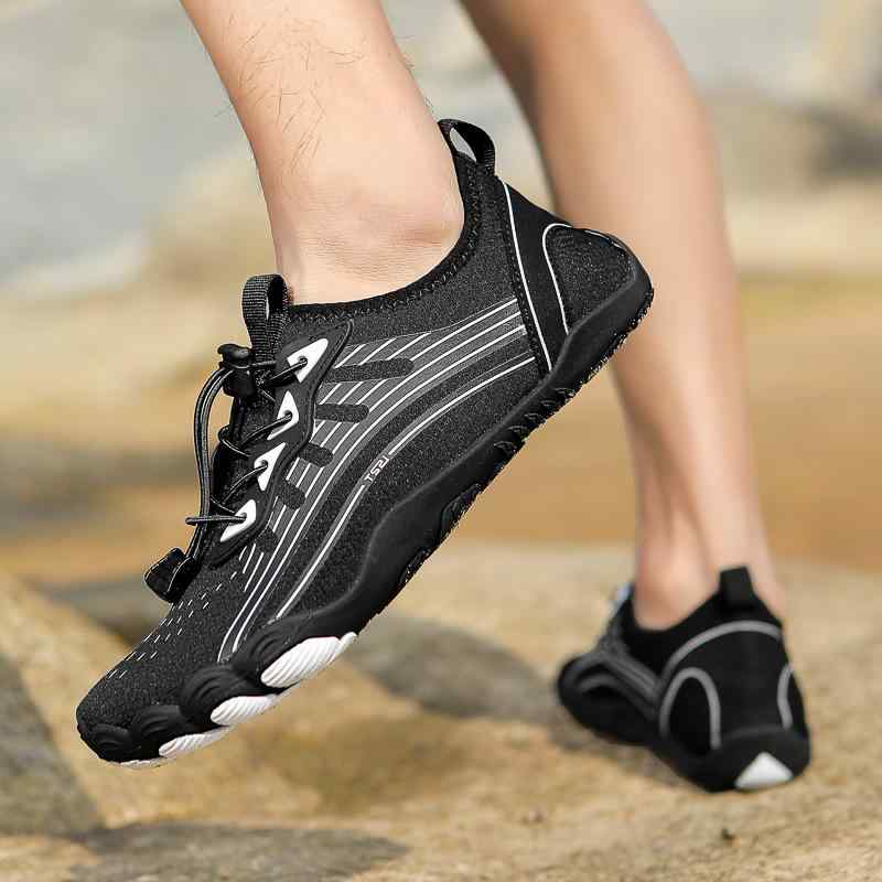 水陸両用シューズ 男女兼用 滑り止め 速乾 通気性 耐切創 5本指 アウトドア ビーチ 渓流 ウォーター フィットネス ダイビング マリンスポーツ ローカット