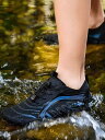 ウォーターシューズ 男女兼用 5本指 水陸両用 通気性 速乾 滑り止め ライクラ素材 ビーチ マリンスポーツ 渓流 ハイキング 登山 ランニング 釣り キャンプ...