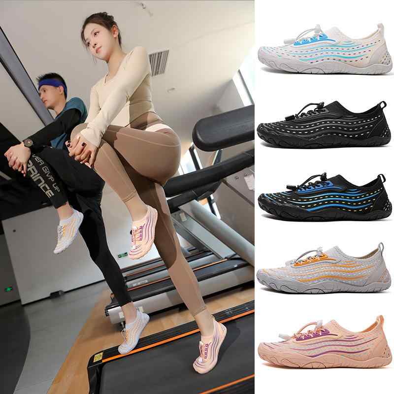 アクアシューズ 男女兼用 滑り止め ウォーターシューズ 水陸両用 アウトドア 登山 サイクリング ビーチ 渓流釣り シュノーケリング 室内フィットネス 通気性 ...