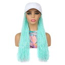 ウィッグ レディース 帽子付き ドレッドヘア カラフル レゲエブレード ロングカール 耐熱ファイバー 簡単装着 仮装 コスプレ ダンス イベント ステージ 個性的 派手 フェス 音楽祭 ファッション イメチェン