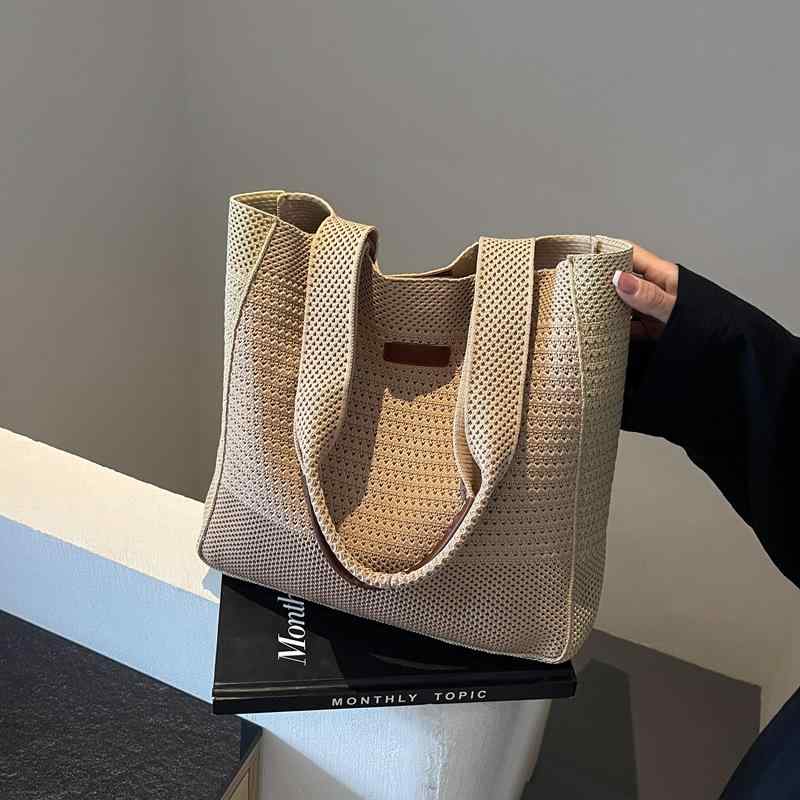 トートバッグ レディース 軽量 大容量 編み込み 肩掛け ストロー素材 マグネット開閉 スマホポケット 親子バッグ 日常使い カジュアル ナチュラル 春夏 女性用 カーキ色
