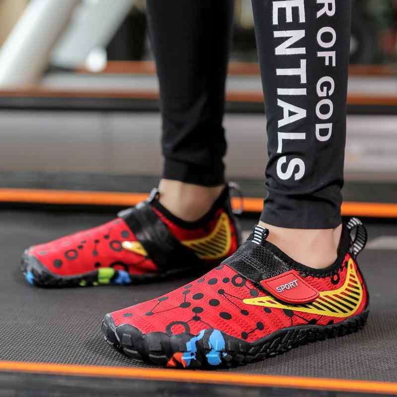 ウォーターシューズ キッズ 速乾 通気性 軽量 マジックテープ 春夏 アウトドア ビーチ プール スイム 渓流 水遊び 水陸両用 アクア フィットネス ソフトソ...