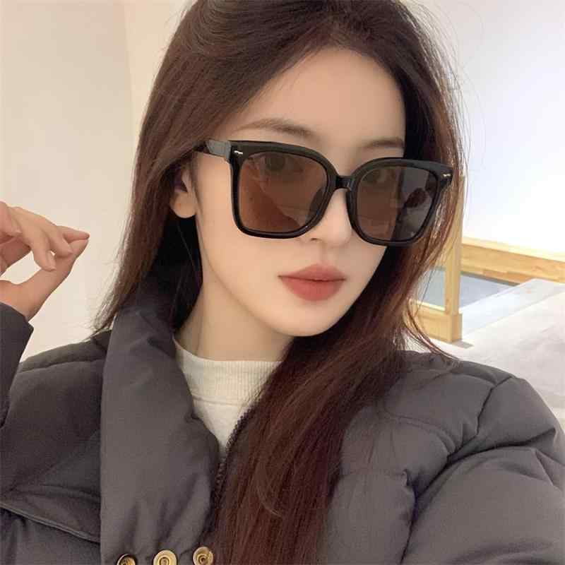 サングラス レディース メンズ TR90 スクエア ビッグフレーム 偏光 UVカット 韓国風 おしゃれ 個性的 インフルエンサー ストリート系