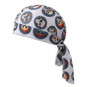 帽子 男女兼用 UVカット 通気性 防風 日よけ 保温 アウトドア サイクリング スポーツ ハロウィン パーティー イベント ファッション 個性的 ヒップホップ 海賊帽 バンダナ ヘッドスカーフ ターバン 丸型 つばなし ポリエステル 春夏