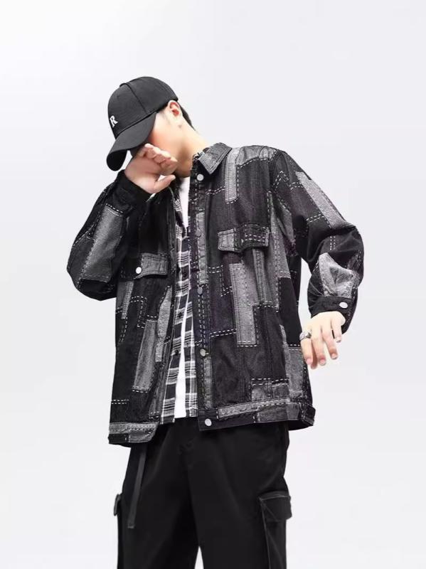 ・カテゴリ: ジャケット・スタイル: 韓国系カジュアル・襟型: レギュラーカラー・シルエット: ルーズ・前立て: シングルブレスト・フード: なし・厚み: 普通・柄: 無地・主な素材: 綿・素材比率: 綿 80%・着用シーン: カジュアル・デザイン詳細: マルチポケット・裾のデザイン: ストレートヘム・加工: 形態安定加工・着丈: レギュラー・ポケット仕様: サイドシームポケット・着用方法: 羽織り・袖丈: 長袖・カラー展開: ブラック・サイズ展開: M、L、XL、2XL、3XL、4XL・袖の種類: レギュラースリーブ・対象: メンズ