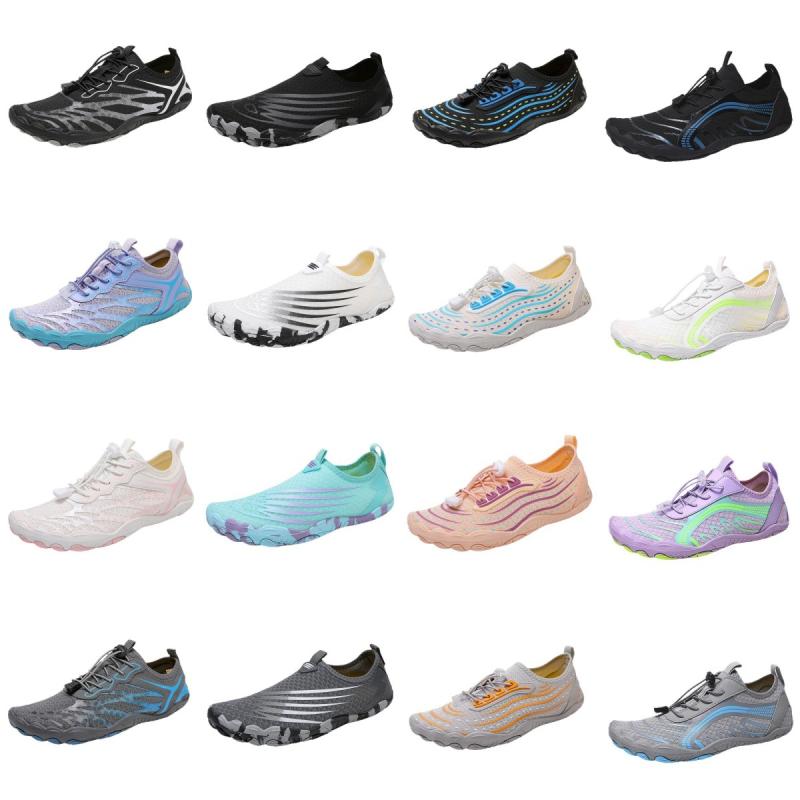 ウォーターシューズ 男女兼用 速乾 防滑 軽量 スリッポン メッシュ素材 合成皮革 ビーチ マリンスポーツ 釣り スイミング 渓流 ハイキング キャンプ アウト...