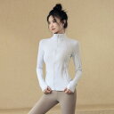 ヨガウェア レディース 防風 ハイネック ジップアップジャケット 秋冬 スポーツ 体型カバー ランニング トレーニング フィットネスウェア 高級感 ストレッチ ...