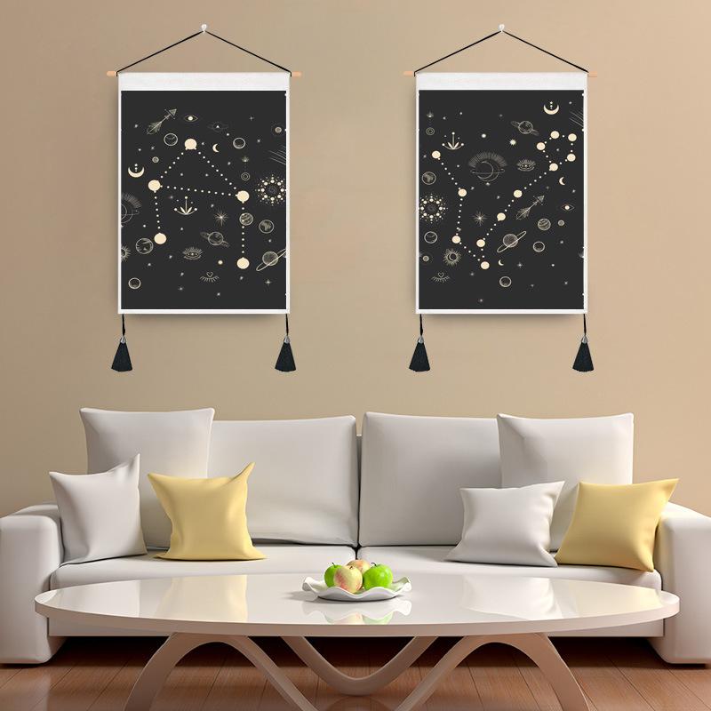 タペストリー タロットカードシリーズ 北欧 インスタ風 ウォールアート 壁掛け おしゃれな飾り絵 リビ..