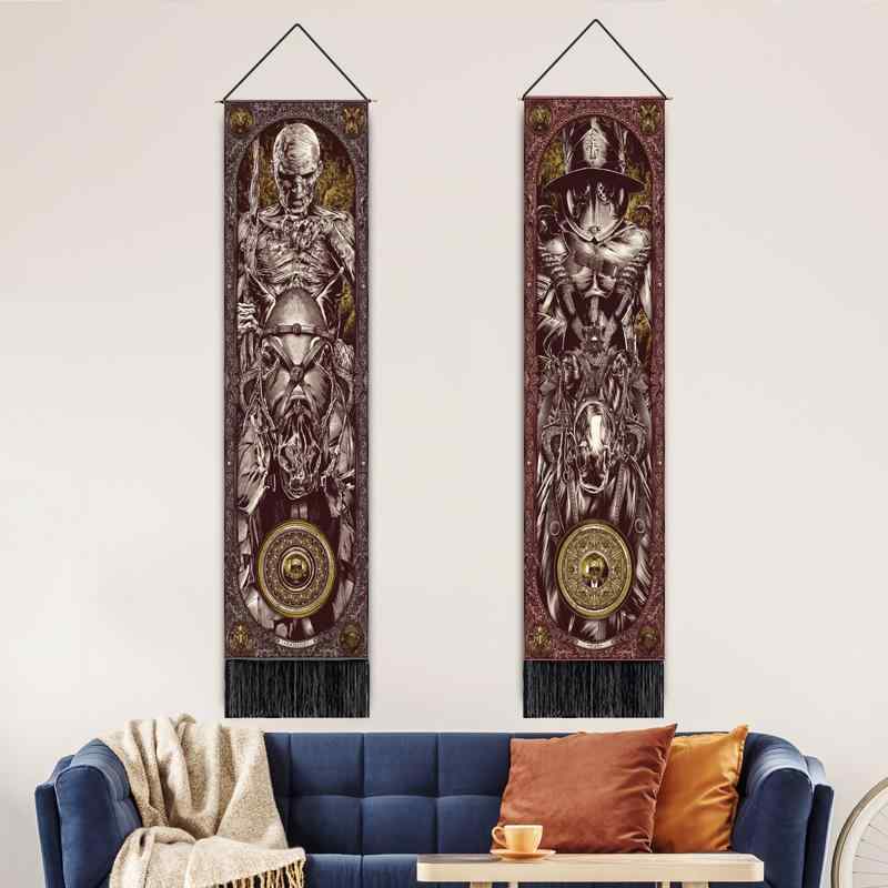 タペストリー 北欧 高級感 タロットカード 騎士 アメリカン レトロ 玄関 リビング 寝室 ウォールデコ ..