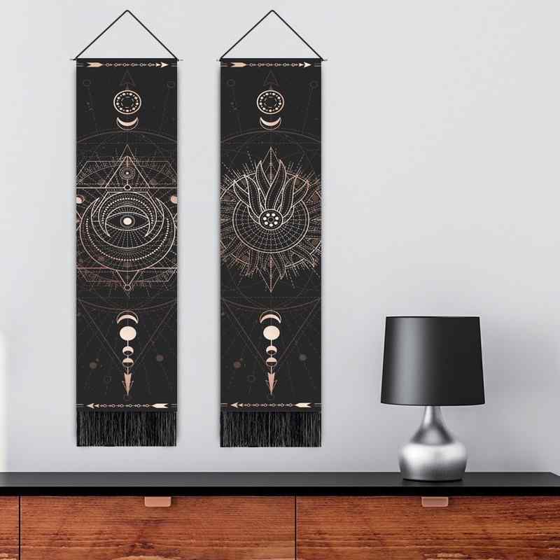 タペストリー ウォールアート タロット柄 リビング ダイニング 寝室 ベッドルーム 背景 壁掛け 手洗いO..