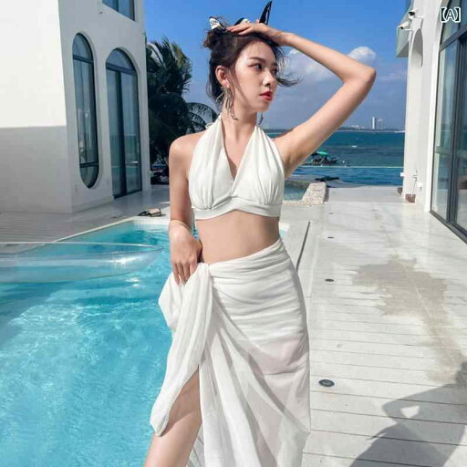 水着 レディース ビキニ 3点セット 体型カバー 露出控えめ パッド付き ノンワイヤー 大人用 温泉 ビーチ リゾート 旅行用 ショートパンツセット 無地 ポリエステル