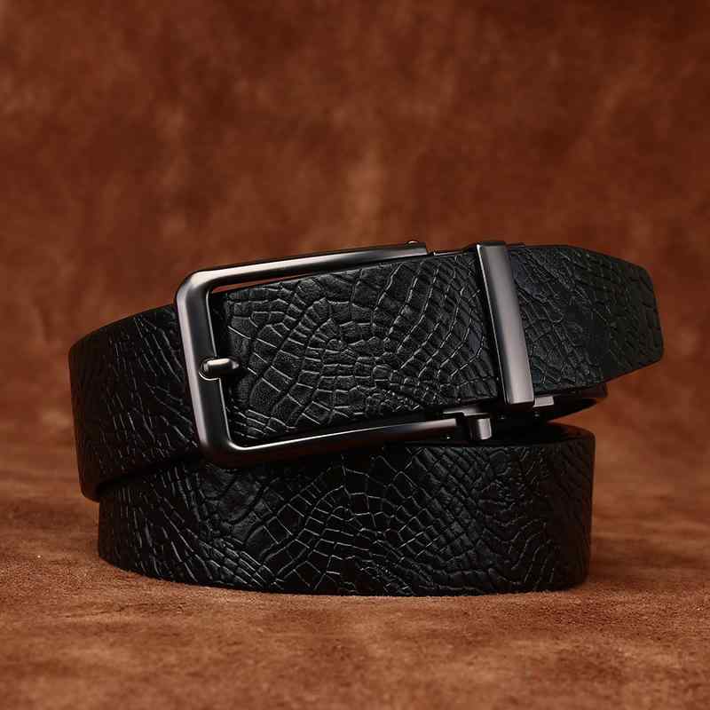 ベルト メンズ オートロック式 本革 牛革 ビジネス カジュアル 高級感 スラックス スーツ パンツ用 紳..