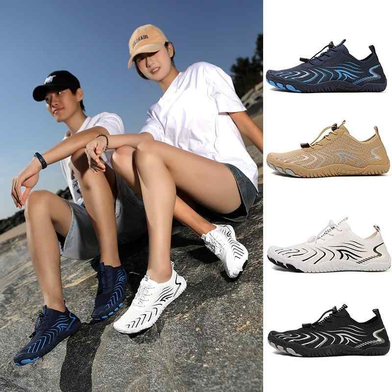 ウォーターシューズ 滑り止め 五本指 素足感覚 男女兼用 水陸両用 ビーチ 沢登り ダイビング 水泳 サイ..