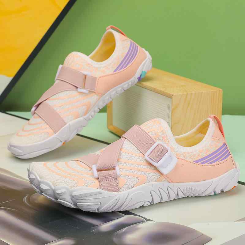 ウォーターシューズ メンズ レディース 速乾 防滑 五本指 メッシュ素材 水陸両用 ローカット 軽量 EVA..