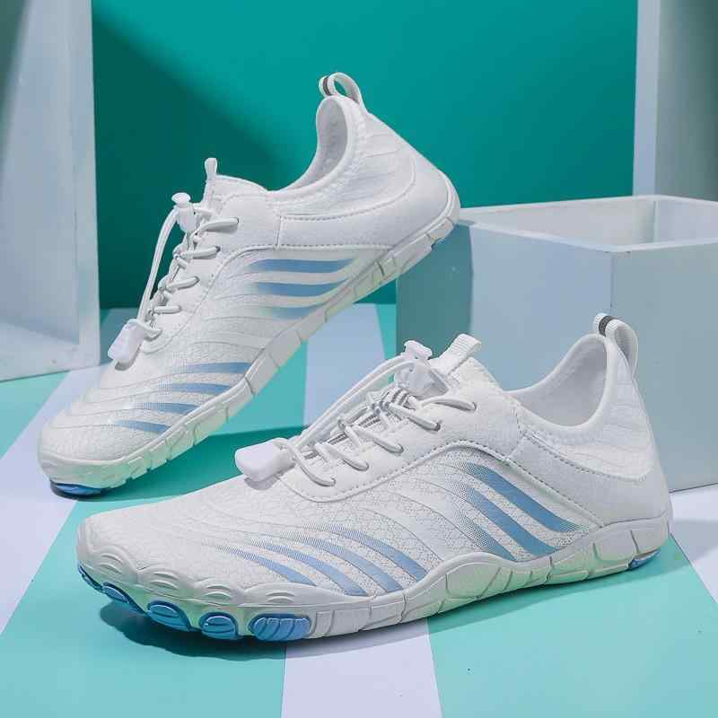 アクアシューズ 五本指 滑り止め 通気性 メッシュアッパー アウトドア ビーチ 釣り 沢登り マリンスポ..