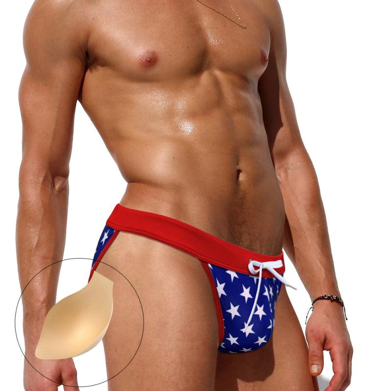 スイムパンツ メンズ 三角 ハイカットデザイン 立体カップ内蔵 プロ仕様 スポーツ 競泳用 トレーニング..