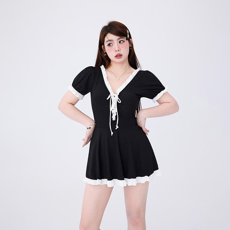 水着 レディース 体型カバー ワイヤー入り トイレらくらく お腹カバー 露出控えめ ワンピース スタイル..