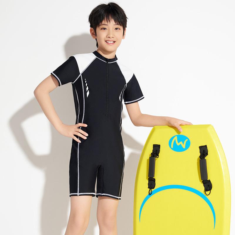 水着 男の子 ジュニア 競泳水着 スイムウェア トレーニング用 プロ仕様 ナイロン生地 速乾性 黒 ダークブルー 小学生 中学生 高校生 練習用