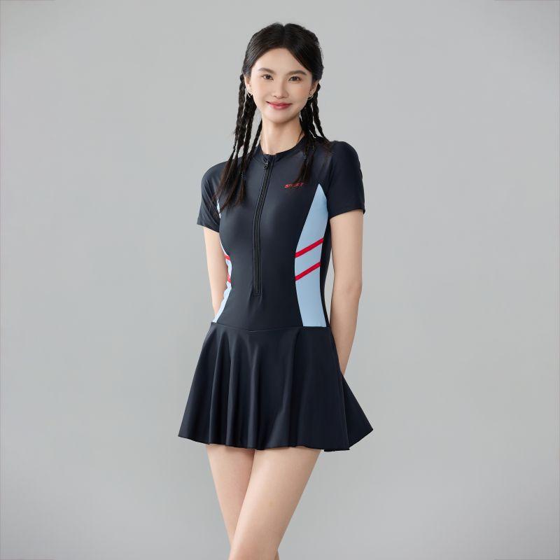 水着 レディース ワンピース 体型カバー お腹カバー 細見え ショートパンツ型 速乾 温泉 プール スポー..