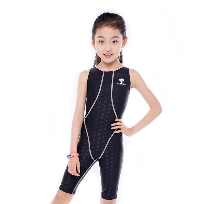 水着 ジュニア 女の子 キッズ 競泳水着 ワンピース 速乾 高伸縮性 プロ仕様 トレーニング 練習用 試合用 スイミングスクール 習い事 ナイロン スパンデックス ポリエステル 無地 黒 紺