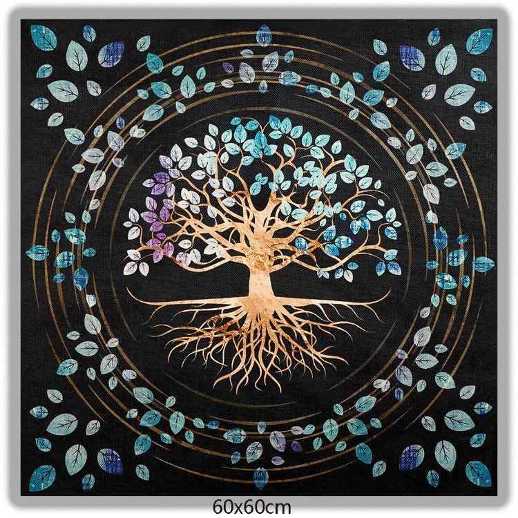 テーブルクロス タロットカード 生命の樹 ベルベット生地 防塵 タロット占い 瞑想 祭壇用 北欧風 インテリア マット インフルエンサートレンド 豊富な色柄 多サイズ展開