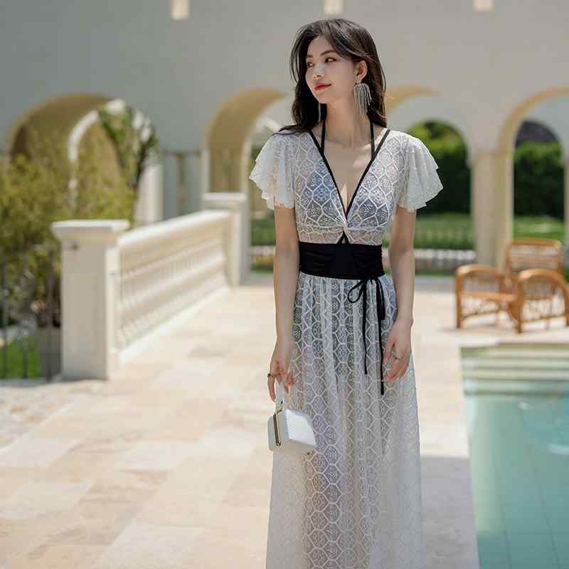 ワンピース水着 レディース 体型カバー スカート付き 着痩せ効果 セクシー フェミニン エレガント ワイヤー入り パッド付き 韓国風 インスタ映え 温泉 プール ビーチ リゾート