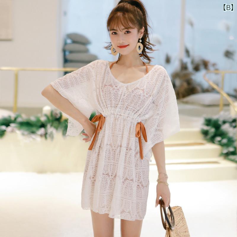 夏コーデ レディース ファッション 服 オシャレ カワイイ 女性用 シンプル 大人カワイイ ツーピース 水着 ビキニ セクシー 海辺 ホリデー