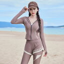 水着 レディース 体型カバー 着痩せ効果 大きいサイズ スポーティ セパレート 4点セット 胸パッド付き ショートパンツ 温泉 プール 海(x2)