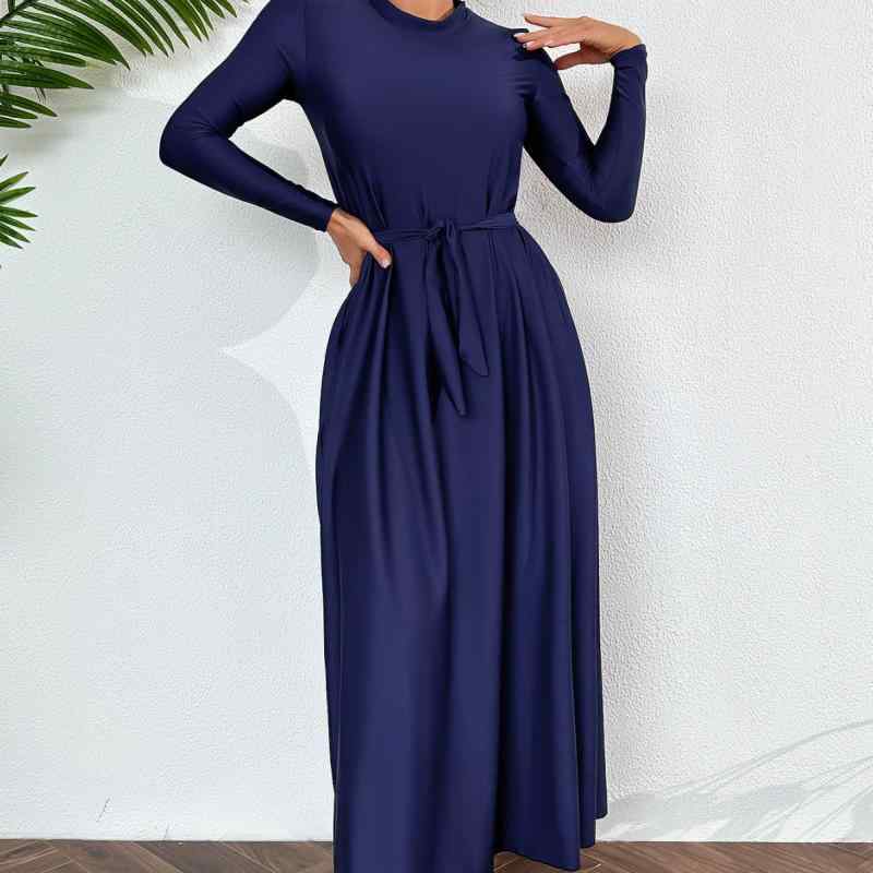 水着 レディース 体型カバー 長袖 ロングパンツ 日焼け防止 UVカット ムスリム カップ付き ノンワイヤー 中東風 無地 ビーチ プール スイムウェア 3点セット ポリエステル