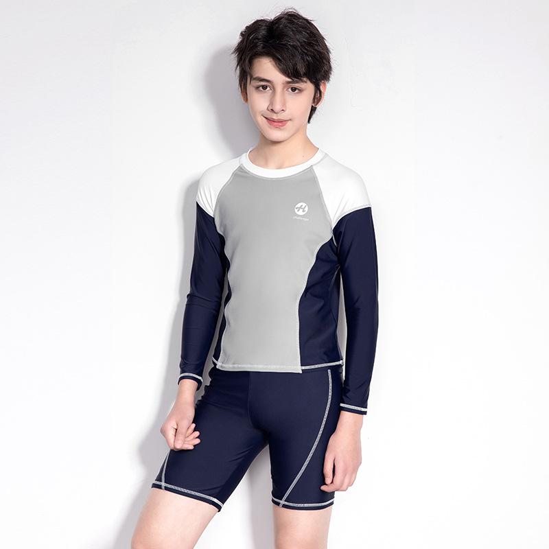 水着 キッズ 男の子 セパレート ジュニア 9-15歳向け ナイロン ポリエステル素材 速乾性 プール 海水浴..