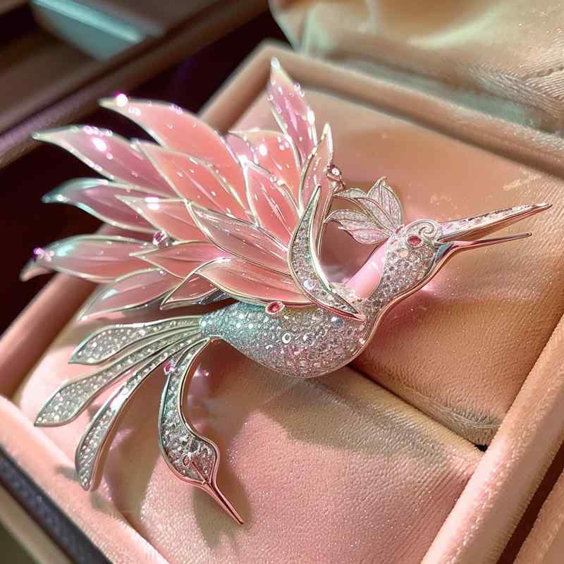 ブローチ レディース 天堂鳥モチーフ クラシカル エレガント 高級感 銅製 電気メッキ加工 チャイナドレス アクセサリー 装飾品 ドレス フォーマル パーティー ギフト プレゼント