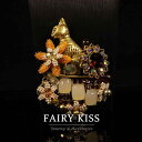 ブローチ レディース 猫 花モチーフ 手編み ハンドメイド レトロ アンティーク調 透明感クリアフラワー 個性的デザイン 上品 エレガント 電気メッキ加工