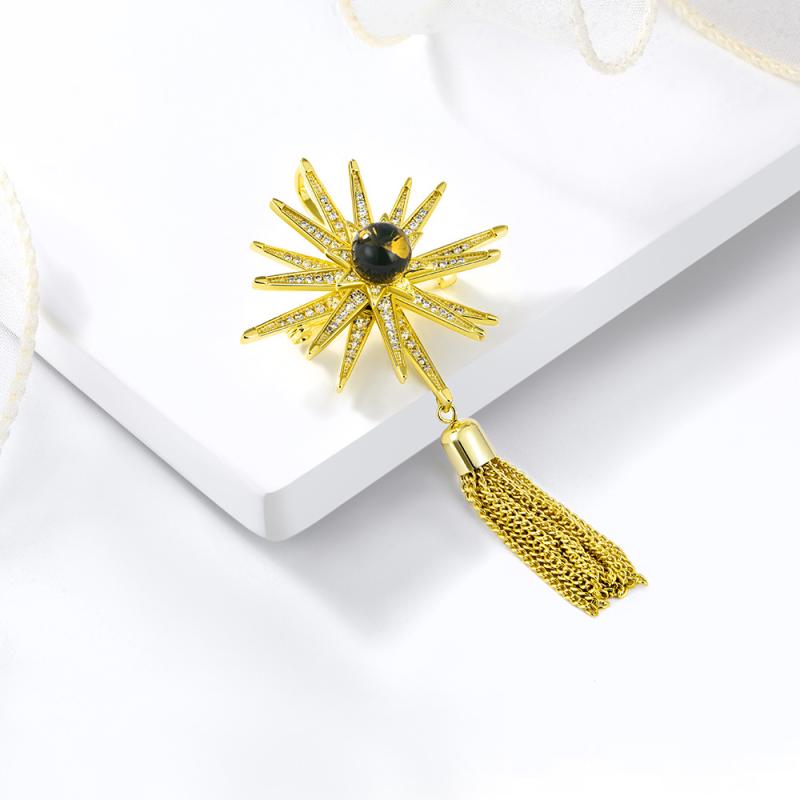 ブローチ レディース 多機能 スカーフ留め ネックレスペンダント 上品 エレガント 高級感 電気メッキ加工 秋冬 セーター コート スーツ フォーマル オフィス...