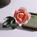 ブローチ レディース 伝統工芸 高級感 ベルベットフラワー シルク ハンドメイド 新中式 チャイナ風 レトロ バラ 花モチーフ デザイン性 個性的 ピン コサージュ アクセサリー 春夏(x3)
