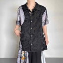 シャツ ユニセックス レトロ 新中国風 キューバカラー 半袖 春夏 ポリエステル 吸湿速乾 通気性 形態安定 洗濯機可 ゆったり リラックスフィット 配色切り替え カジュアルスタイル ブラック アプリコット