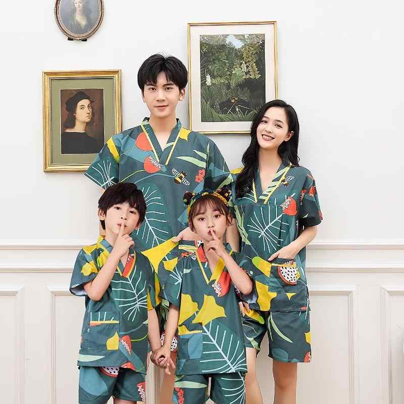 サウナウェア 子供 女の子 ベビー キッズ 綿100% 吸汗速乾 半袖 ショートパンツ 上下セット ルームウェア 部屋着 温浴施設 スパ お風呂上がり