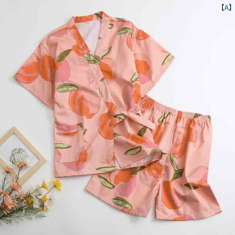 和装羽織 レディース コットン 花柄 プリント ガウン バスローブ 湯上り着 サウナウェア エステ ルームウェア 厚手 前開き マッサージ リラックスウェア