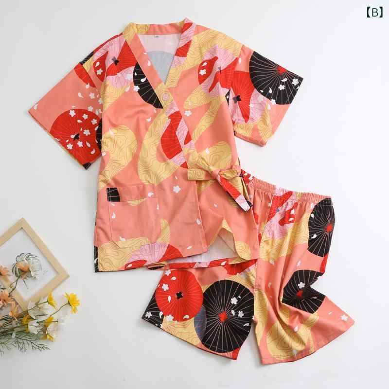 和装羽織 レディース コットン 花柄 プリント ガウン バスローブ 湯上り着 サウナウェア エステ ルームウェア 厚手 前開き マッサージ リラックスウェア