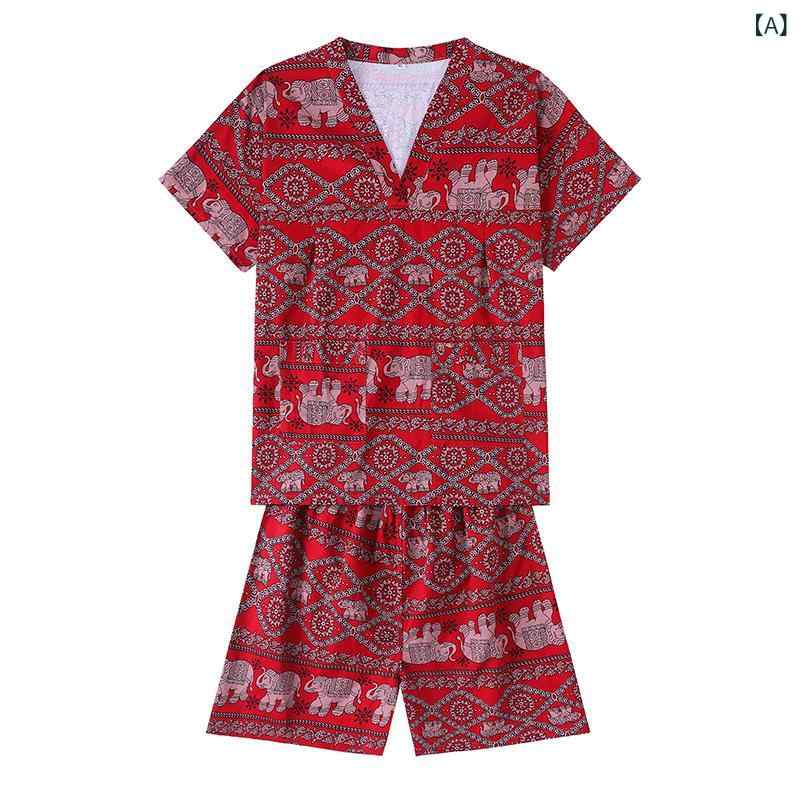 モズラボのルームウェア 男女兼用 綿100% 汗蒸着 パジャマ 吸湿速乾 マッサージ 入浴後 部屋着 リラックスウェア 半袖 ショートパンツ 上下セット ゆったり 大きいサイズ｜アングル2