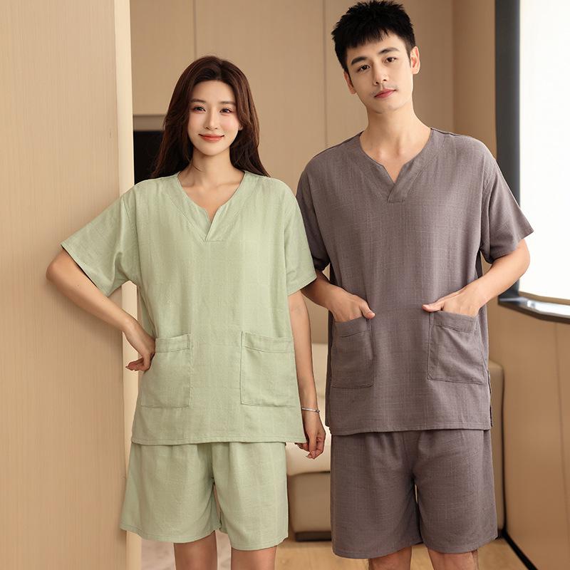 ・カテゴリ: セットアップ・主な素材: 綿80〜90%・対象: ユニセックス・袖丈: 半袖・丈: ショート・生地厚さ: 中厚・カラー展開: フルーツグリーン、グレー・サイズ展開: XL, XXL, XXXL, XXXXL, XXXXXL, 6XL