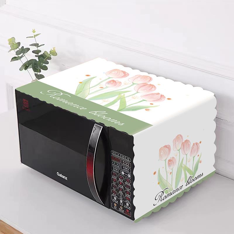 楽天モズラボ家電カバー 防水 防油 防塵 撥水加工 日焼け防止 電子レンジカバー 冷蔵庫カバー 洗濯機カバー PVC製 おしゃれな柄 かわいいデザイン キッチン リビング 多用途 汚れ防止 ホコリよけ