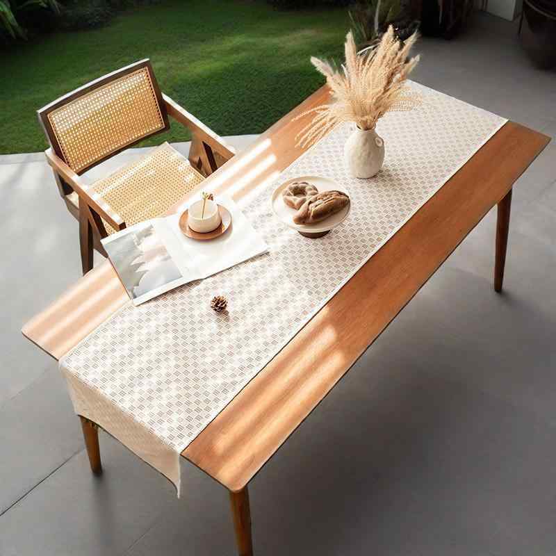 テーブルランナー レース 耐熱 防塵 アメリカンカントリー風 田園調 家庭用 食卓 ダイニング サイドボ..