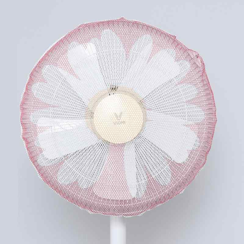 扇風機カバー お子様 指はさみ防止 安全対策 ホコリ防止 防塵 卓上扇風機 床置き扇風機対応 メッシュ ..