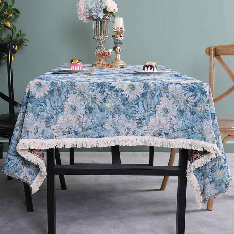 テーブルランナー 滑り止め 耐熱 撥水 防塵 高級感 北欧風 アメリカン 新中華風 ダイニングテーブル コーヒーテーブル ベッドランナー ロングタイプ 植物柄